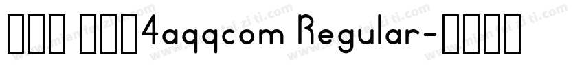 黄引齐 细稀圆4aqqcom Regular字体转换